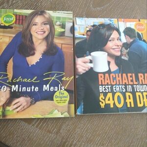 2 "Rachel Ray" Paperback Cookbooks